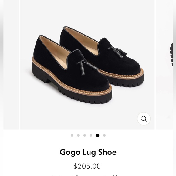 Jon Josef Anthropologie Womens Gogo Lug Sole Loafers Size US 10 EUR 40 Black - Picture 2 of 16